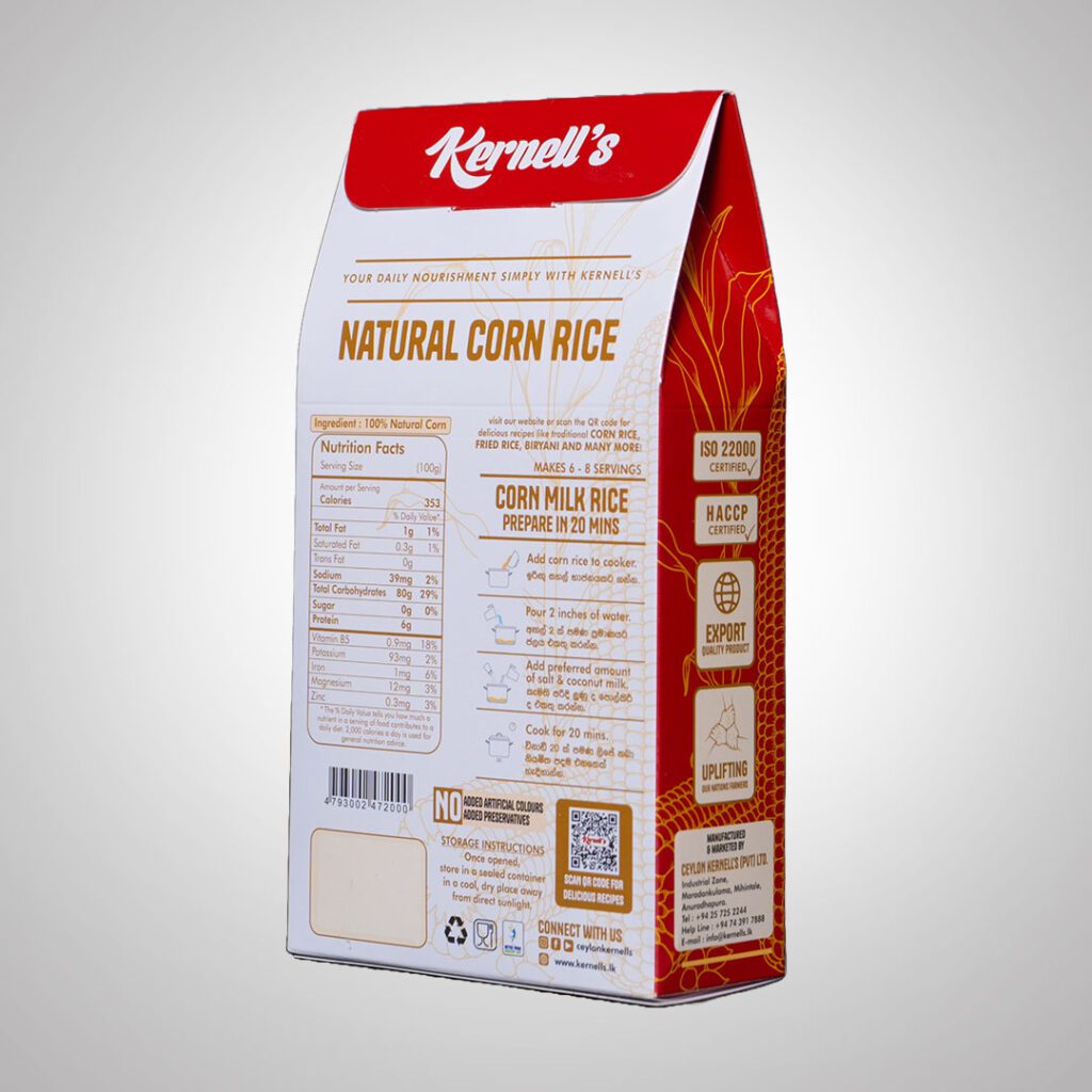 Kernell’s Corn Rice 400G | kernell's