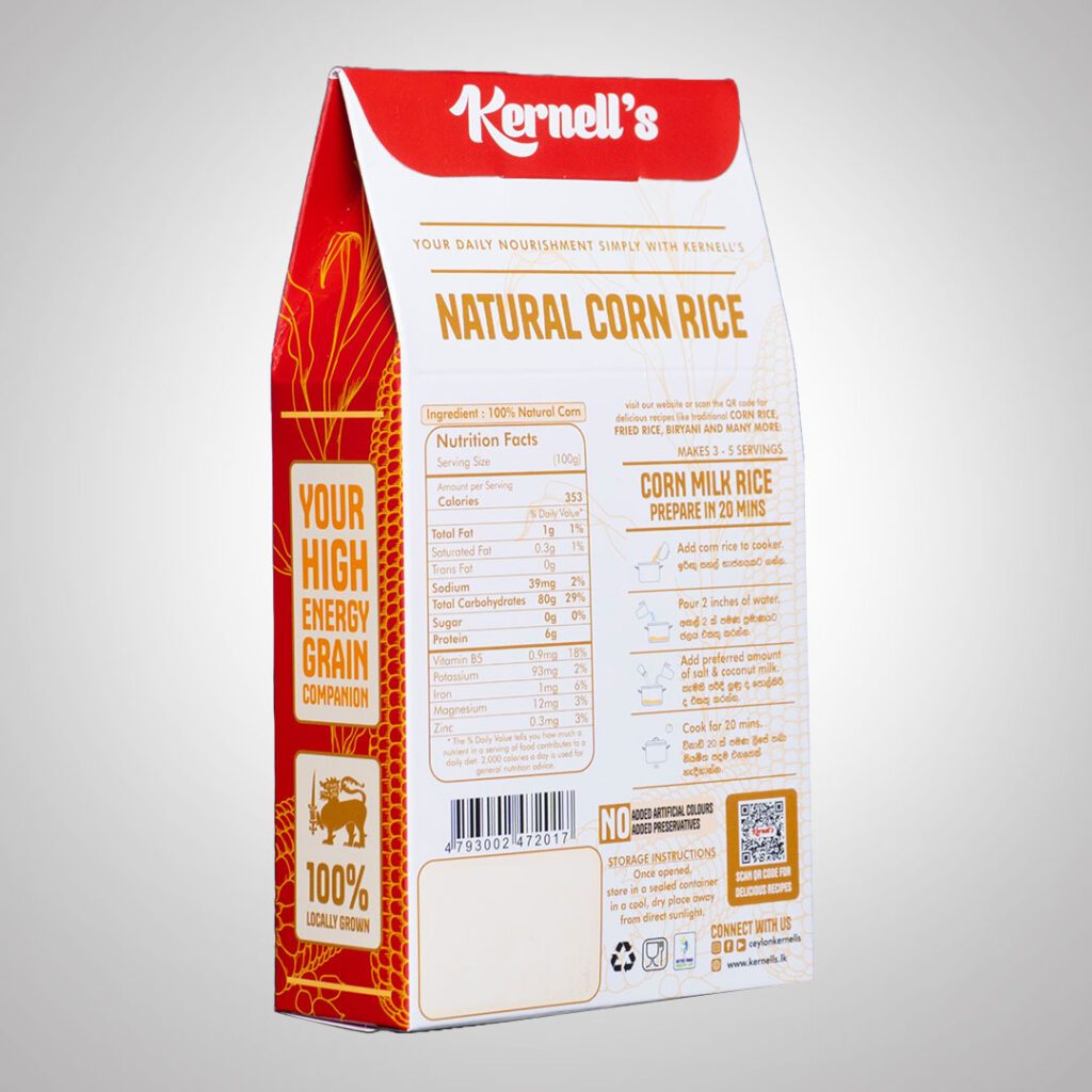 Kernell's Corn Rice 250G | kernell's